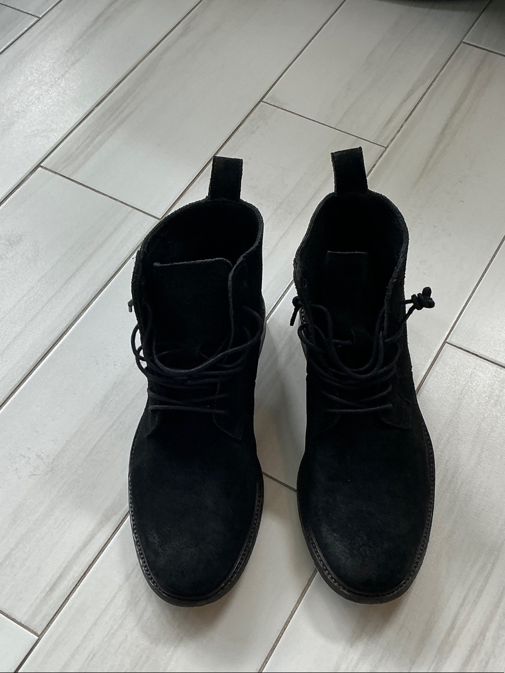AllSaints Black Suede Chukka Boots